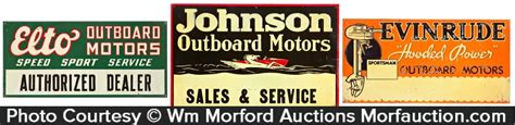 Antique Advertising Vintage Outboard Motor Signs • Antique Advertising
