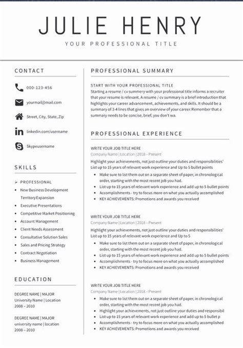 Create a professional resume in just 15 minutes, easy Teacher Resume Templates Free New 5 Teacher Resume Sample ...