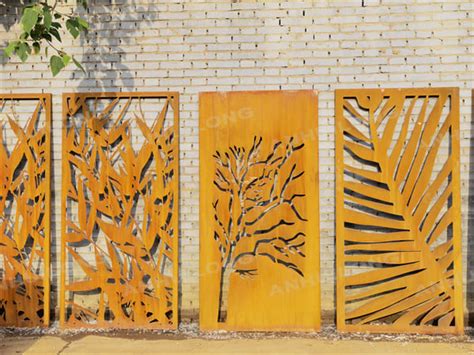 Art Metal Corten Steel Garden Screen Panels Manufacturer Ahl Corten Steel