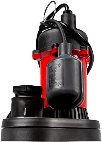 Red Lion Rl Sp V Volt Hp Gph Aluminum And Thermoplastic Sump Pump With Vertical