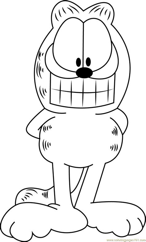 We have collected 36+ garfield christmas coloring page images of various designs for you to color. Garfield Smiling Coloring Page - Free Garfield Coloring ...