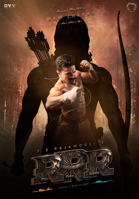 Rrr Movie Ram Charan First Look Posters Hd New Movie Posters