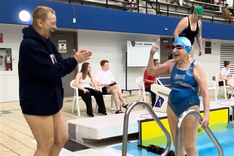 99 Year Old Swimmer Breaks 3 World Records On Same Day I Just Do The Best I Can Yahoo Sport
