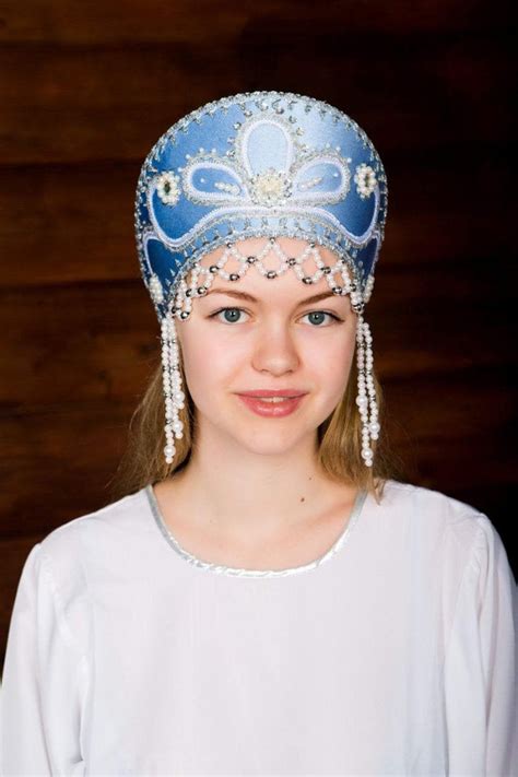 Kokoshnik Russian Traditional Folk Slavic Costume Crown Etsy
