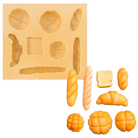 molde de silicone para biscuit kit paes 350 shopping do artesanato