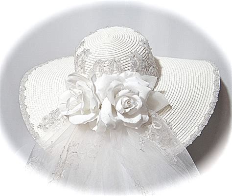 White Lace Bridal Hat Victorian Bridal Hats Formal Hat With Etsy