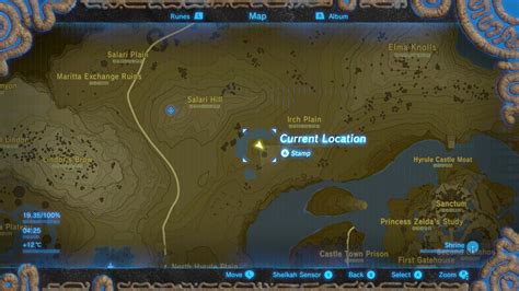 All Memory Locations In The Legend Of Zelda Breath Of The Wild
