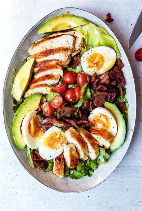 How To Make Classic Chicken Cobb Salad Paleo Food By Mars