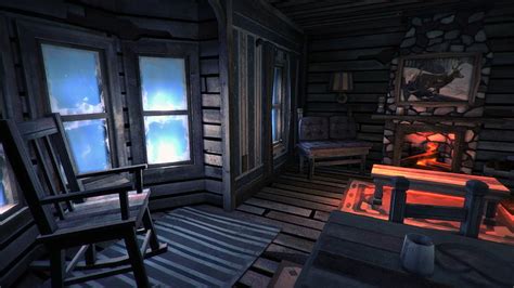 Free Download The Long Dark Cabin Cold Fireplace Chair