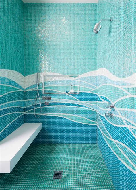 Ocean Inspired Mosaic Tile Shower Hgtv