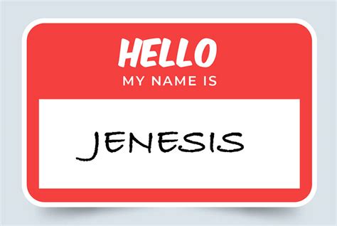 Jenesis Name Meaning Origins And Significance