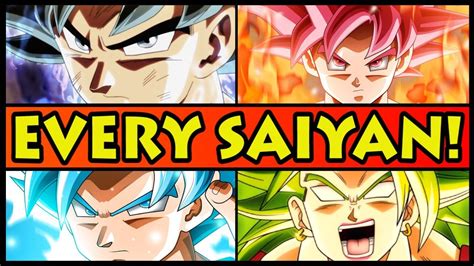 Every Saiyan Transformation Explained Dragon Ball Super All Forms