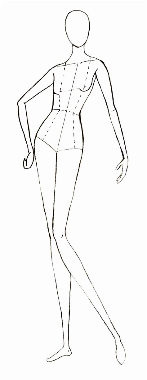body drawing template awesome drawn figurine fashion pencil and in color drawn fashion design