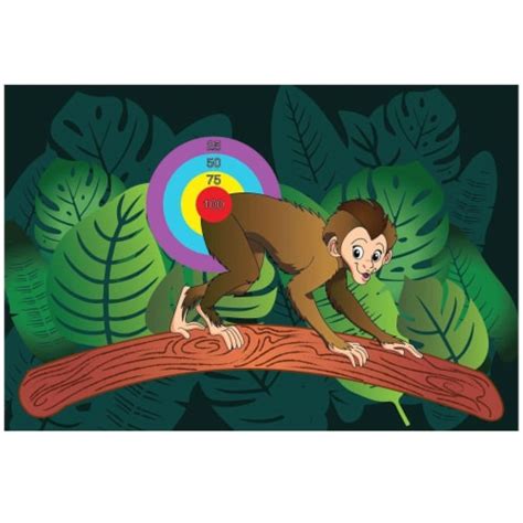 Pin The Tail On The Monkey Birthday Game For All Ages Pack Kroger
