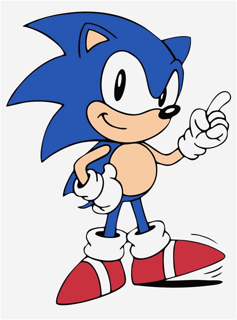 Sonic Embroidery Design of Sonic SVG DXF EPS | Etsy