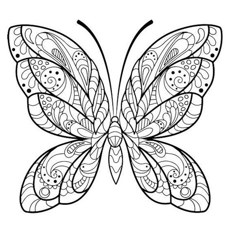 Mandalas Con Mariposas Para Colorear Pintadas Y A Color Mariposas