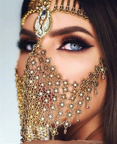 Manal Tribal Face Veil Face Chain Tribal Arabian Mask Etsy In 2020