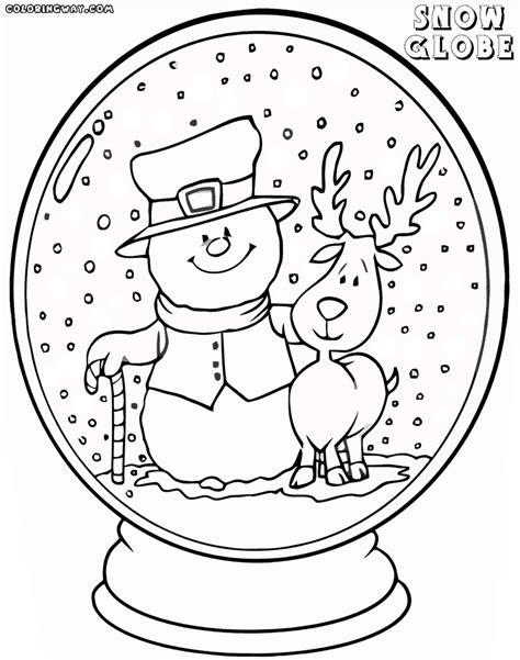 See more ideas about coloring pages, christmas coloring pages, christmas colors. Snow globe coloring pages | Coloring pages to download and ...