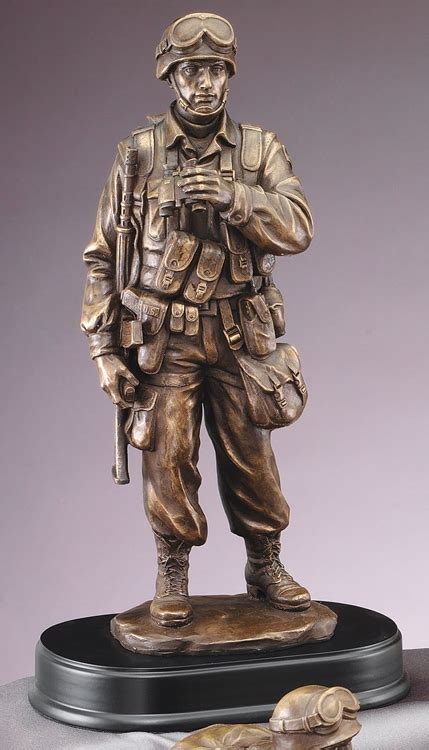 Mil200 Recon Soldier Statue With Free Engraving