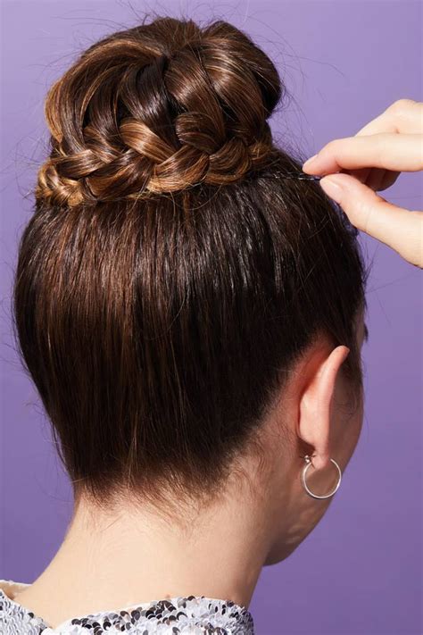 how to do a braided ballerina bun — the cool girl way