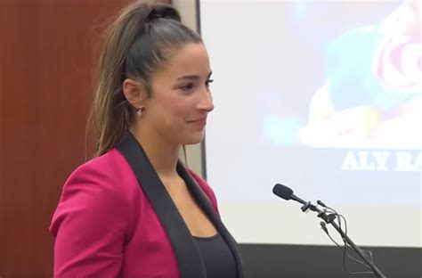 Aly Raisman Calls Out Her Abuser Larry Nassar In A Powerful Speech ‘the Tables Have Turned