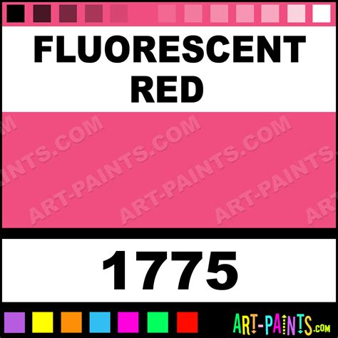 Fluorescent Red American Fs Enamel Paints 1775 Fluorescent Red