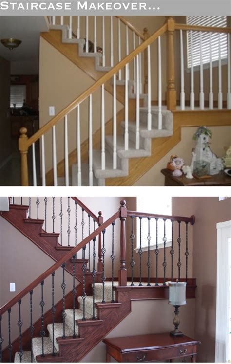 The Yellow Cape Cod Staircase Makeover Before And After