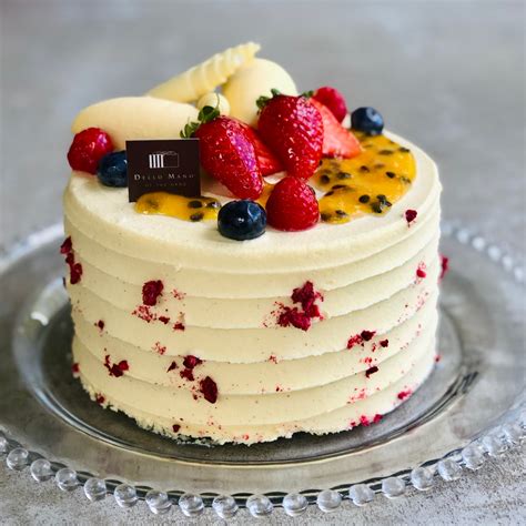 Raspberry And Passionfruit Torte Cake