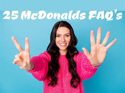 Frequently Asked Questions About Mcdonalds Fast Food Answers