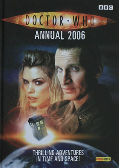 Doctor Who 2006 Annual Hardcover Book Chris Eccelston Doctor Who Store