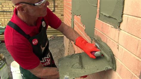 Watch This Video From Bunnings To Find Out How To Render A Brick Wall