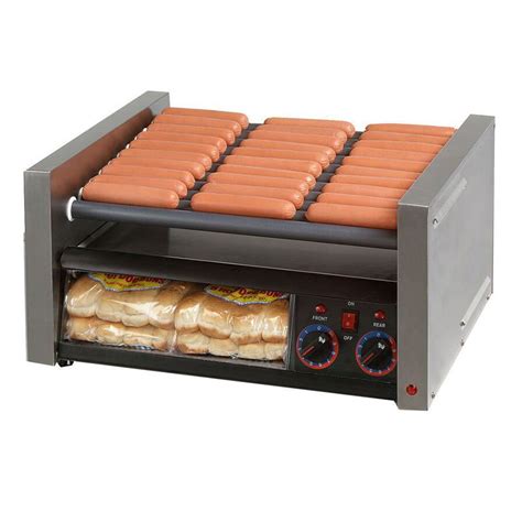 Star Manufacturing 30cbbc 30 Hot Dog Roller Grill Wbun Storage
