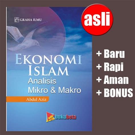 Jual Ekonomi Islam Analisis Mikro Makro Abdul Aziz Di Lapak Buku