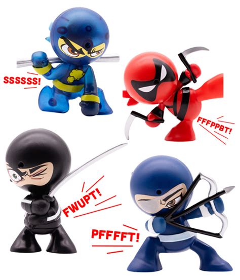 Fart Ninjas Motion Activated Action Figures That Fart