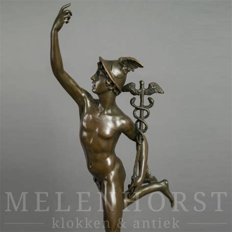 Bronzen Beeld Mercurius Melenhorst Antiek