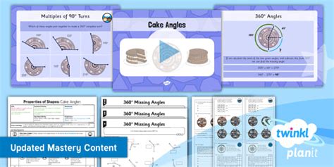 Planit Maths Y5 Properties Of Shapes Lesson Pack 360 Degree Angles