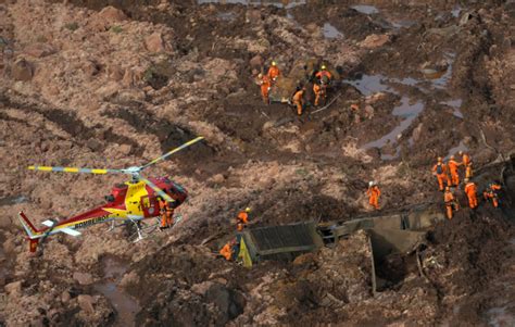 photos brazil rescuers search for hundreds missing after mining dam burst newsbook