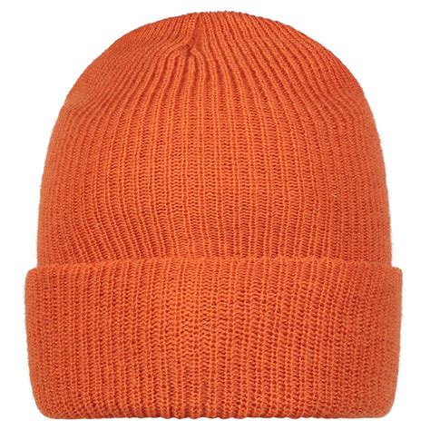 Genuine Issue Wool Watch Cap Beanie 100 Wool Military Style Made In Usa One Size Orange