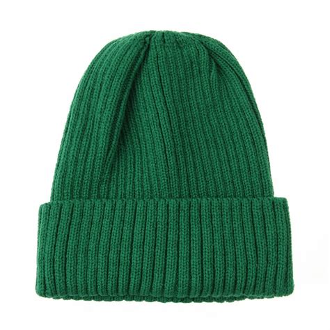 Withmoons Knitted Ribbed Beanie Hat Basic Plain Solid Watch Cap Ac5846