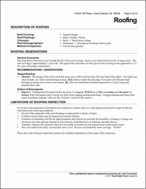 Roof inspections are critical for many companies and many stakeholders. Roof Inspection Letter Template Examples | Letter Cover ...