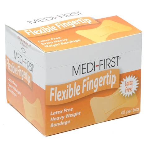 Fabric Fingertip Bandage 40 Ct Tnt First Aid