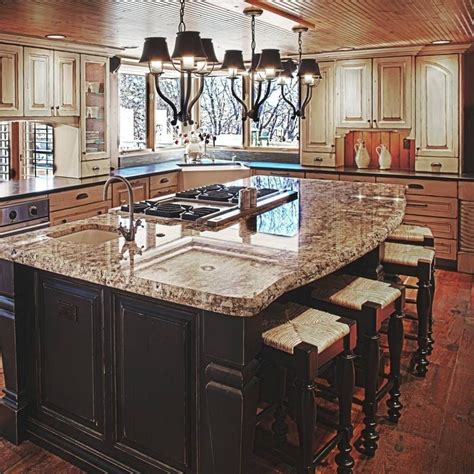 Kitchen Island With Granite Top And Breakfast Bar Foter