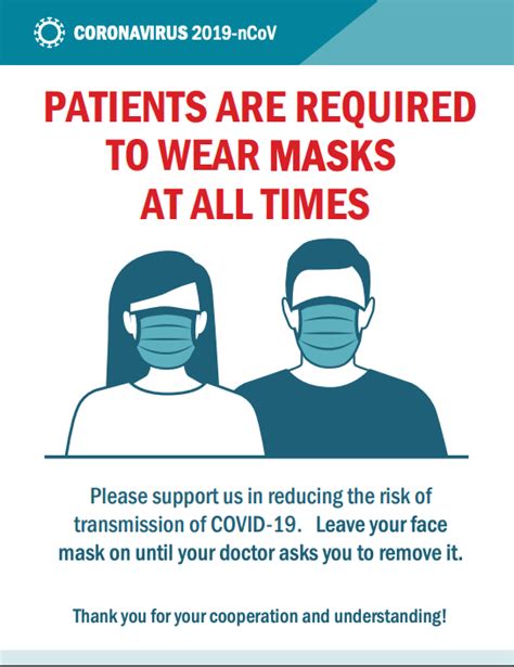 Cdc Mask Required Printable Signs