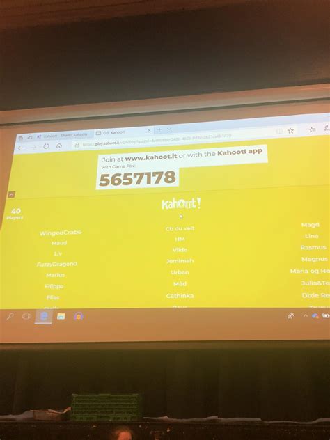 Join it : r/kahoot