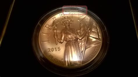 2015 W 100 American Liberty High Relief 1 Oz Gold Coin Pcgs Secure Box
