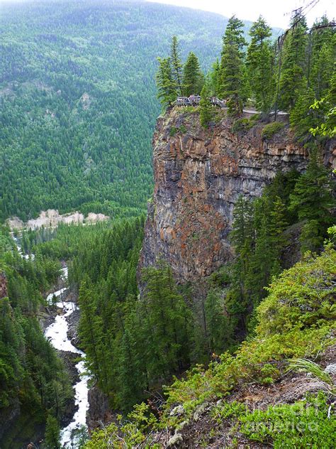 Volcanic Rock Cliff In Wells Gray Provincial Park At British Columbia