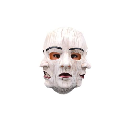 Three Faced Man Mask Helmethalloween Carnival Party Costume Maskparty