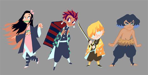 One Heck Of A Mess — Kimetsu No Yaiba Character Designs I Love My