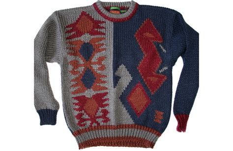Vintage 80s Chunky Knit Tacky Acrylic Cosby Ugly Sweater Mens Size