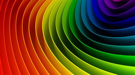Hoswallpapers Rainbow Abstract Hd